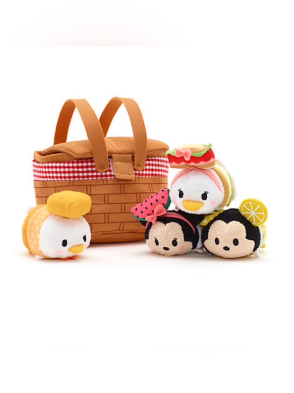 Disney Tsum Tsum Mickey and Friends Picnic Basket Mini Set